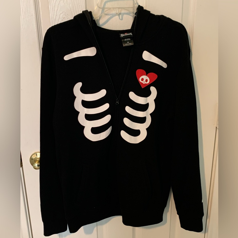 Skelanimals Kit The Cat Skeleton Hoodie HotTopic Medium